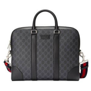 Gucci GG Black Briefcase